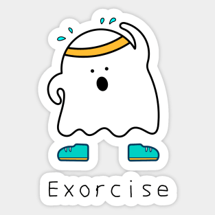 Exorcise Sticker